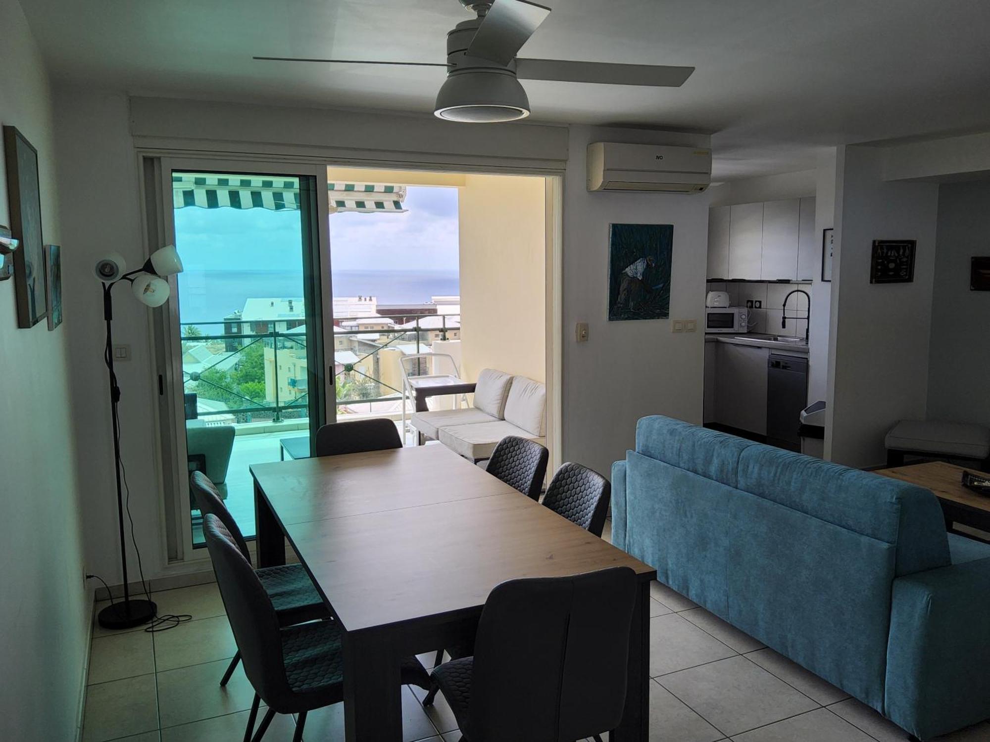 Beau T3 Litchi Vue Ocean Piscine Apartment Saint-Gilles-les-Bains Exterior photo