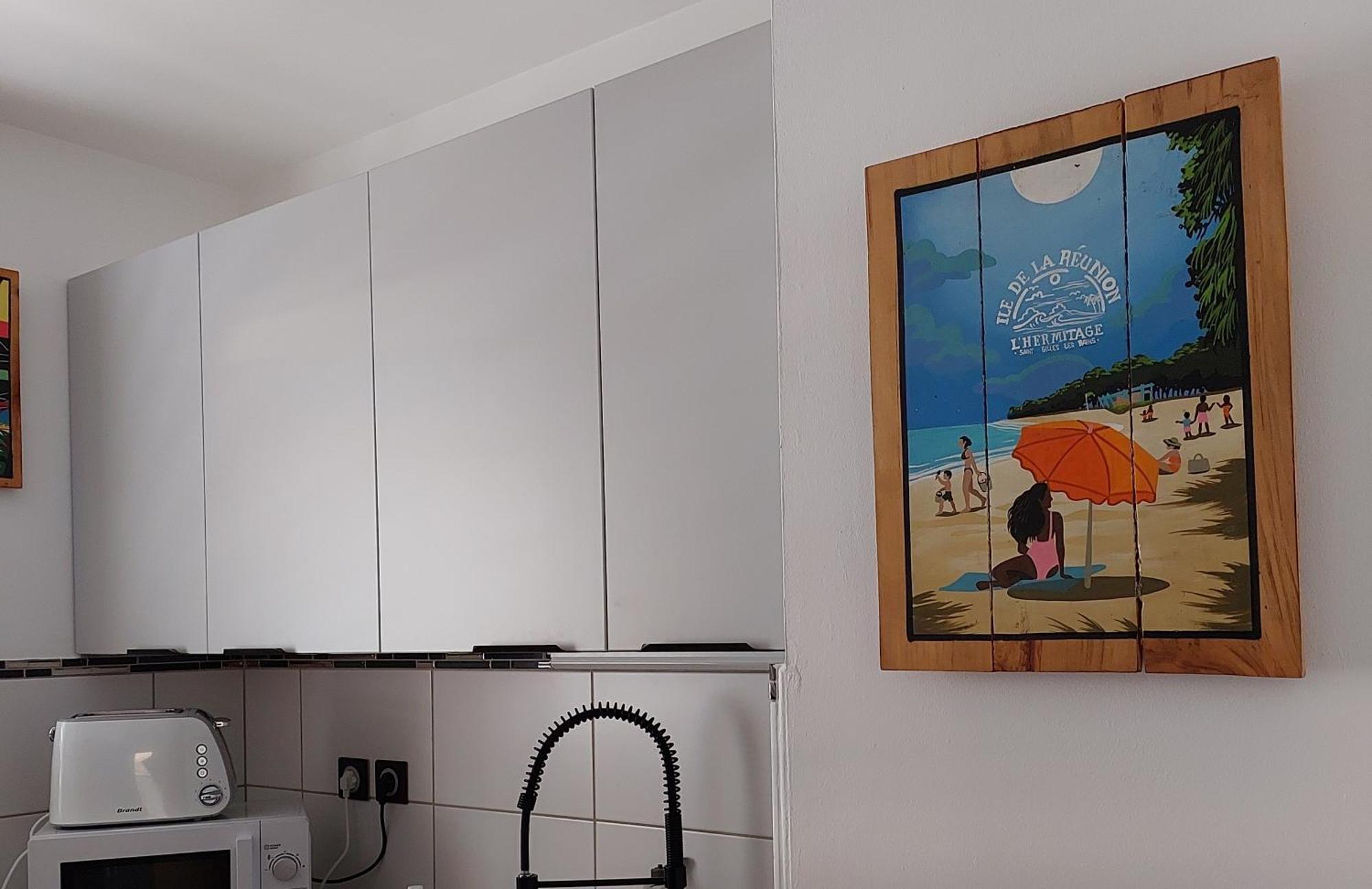 Beau T3 Litchi Vue Ocean Piscine Apartment Saint-Gilles-les-Bains Exterior photo